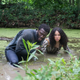 Aldis Hodge as Noah and Jurnee Smollett-Bell as Rosalee in WGN America’s Underground
WGN America
